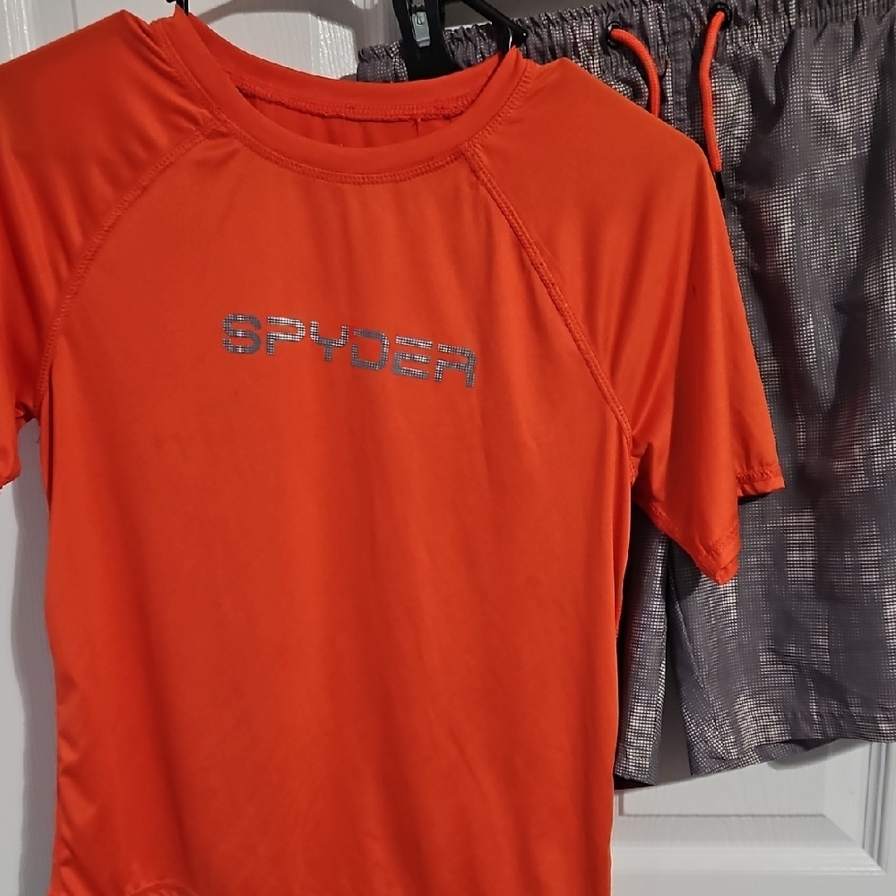 Spyder Vibrant Orange Swim Set